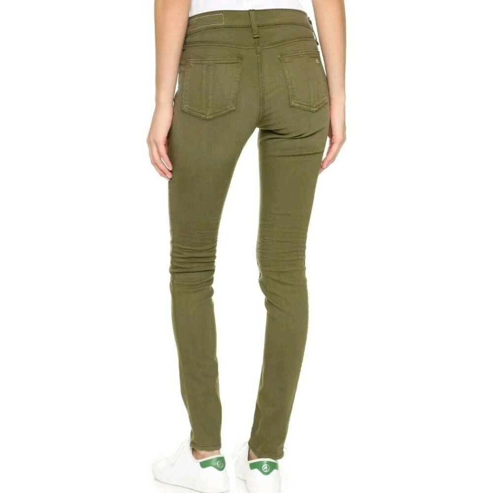 Rag & Bone Skinny Fatigue Olive Soft Stretch Jean